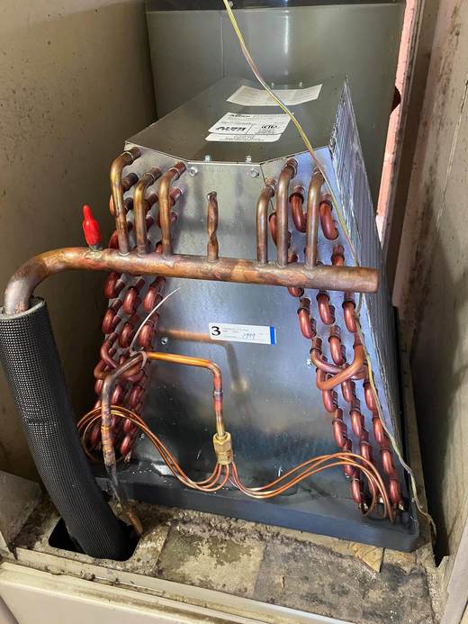 Evaporator coil & copper line set — Jefferson's AC & Electrical, Tylertown, MS
