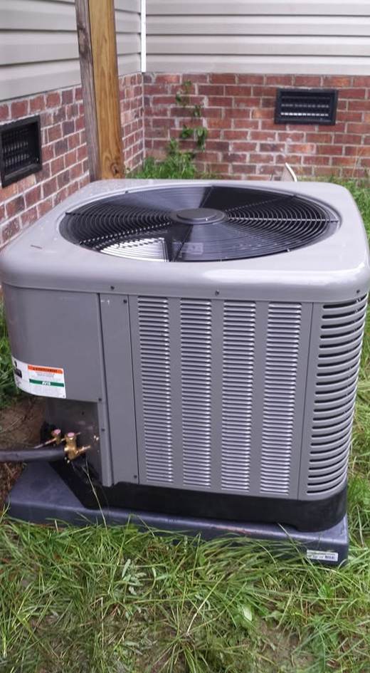 AC condenser installation — Jefferson's AC & Electrical, Tylertown, MS
