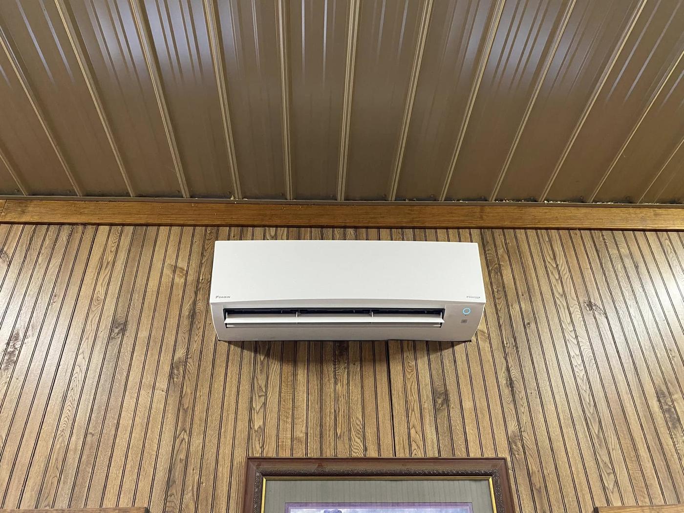 Daikin indoor mini-split unit installed by Jefferson's AC & Electrical