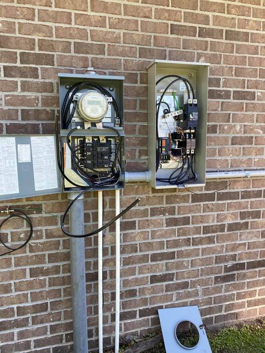 Electrical meter & panel combo install — Jefferson's AC & Electrical, Tylertown, MS