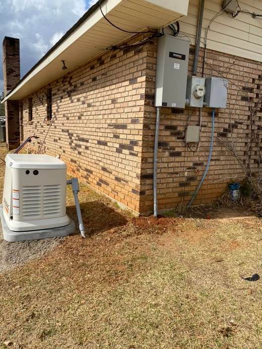 Generac standby generator — residential — Jefferson's AC & Electrical, Tylertown, MS