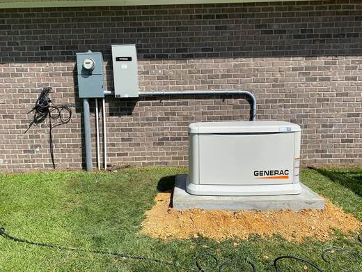 Generac standby generator, close-up — Jefferson's AC & Electrical, Tylertown, MS