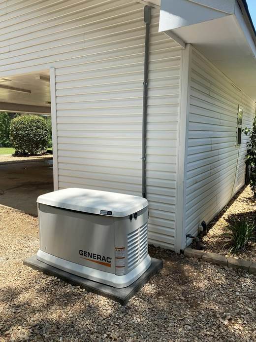 Generac standby generator — residential — Jefferson's AC & Electrical, Tylertown, MS